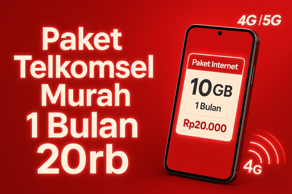 Paket Telkomsel Murah 1 Bulan 20rb: Kuota Besar, Harga Hemat!
