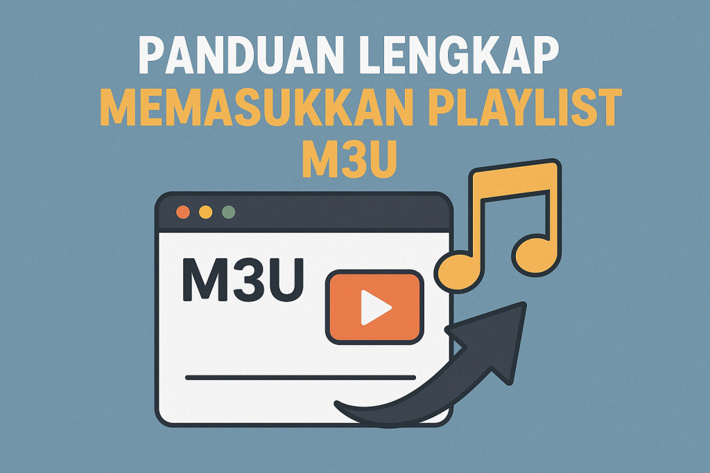 cara memasukan playlist m3u