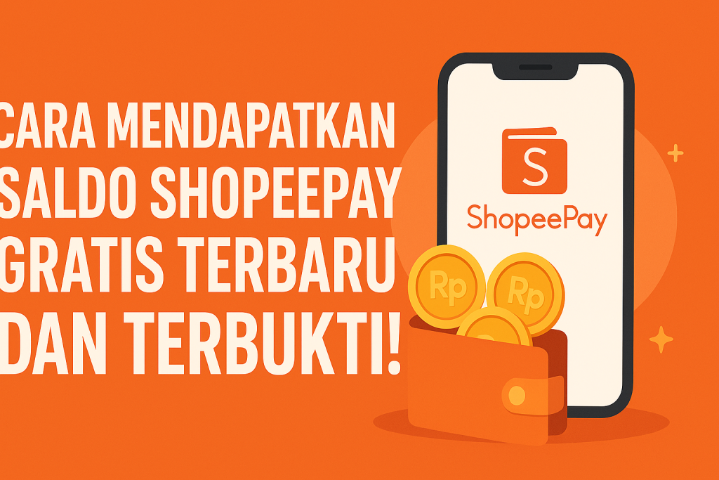Cara Mendapatkan Saldo ShopeePay Gratis Terbaru dan Terbukti!