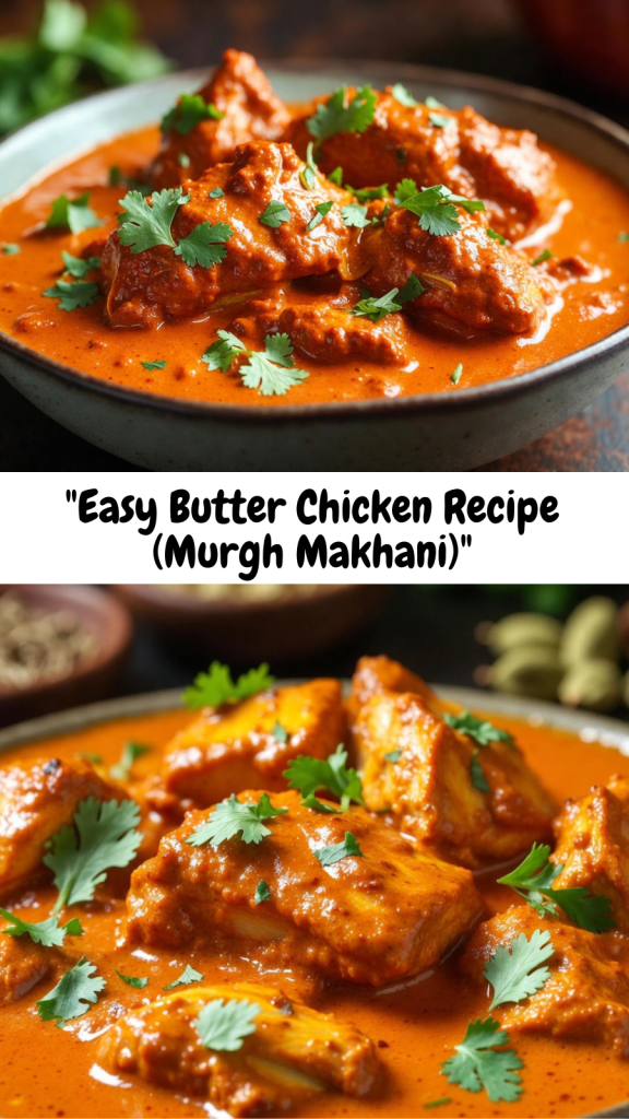 "Easy Butter Chicken Recipe (Murgh Makhani) "Easy Butter Chicken Recipe (Murgh Makhani)"