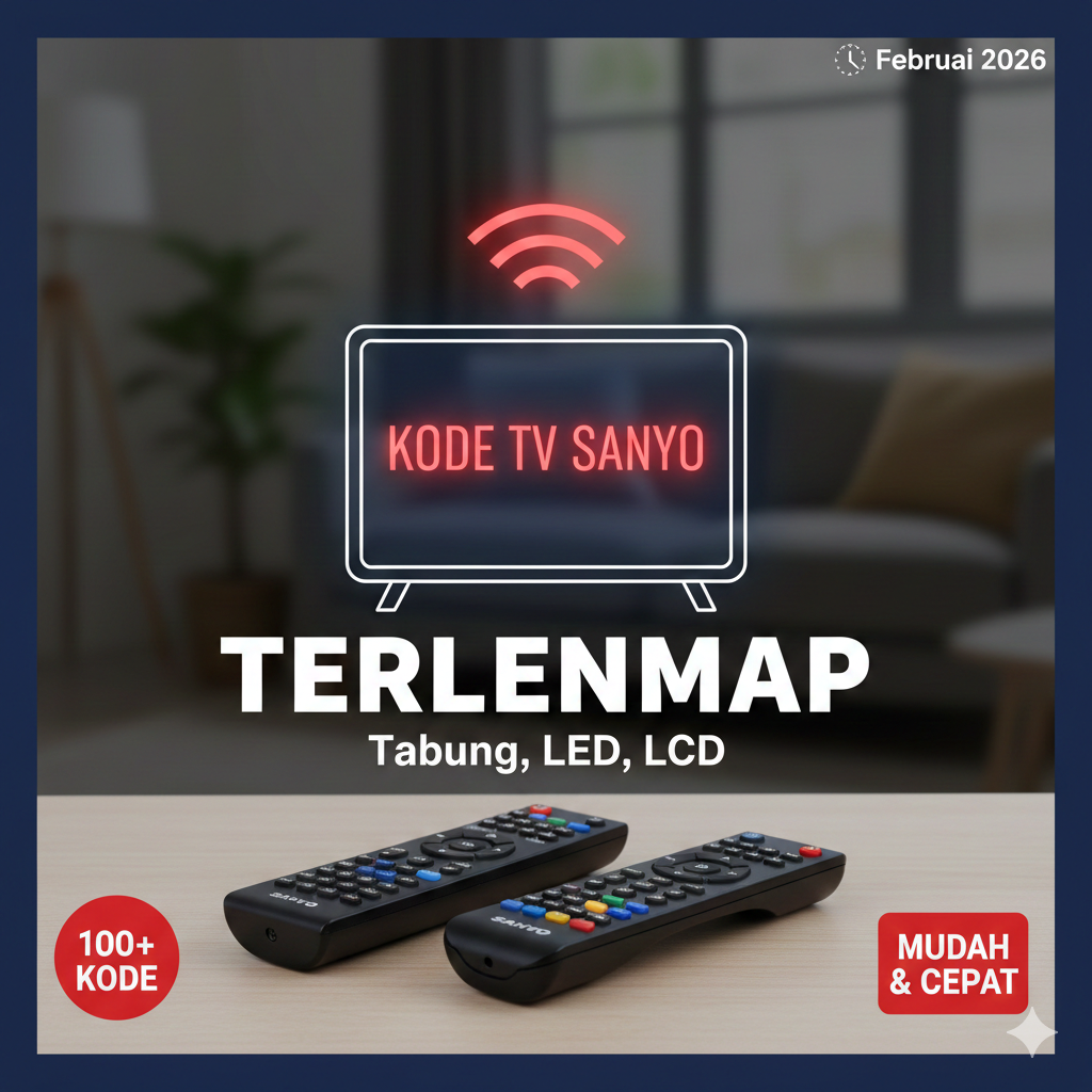 Daftar Kode Remot TV Sanyo Terlengkap