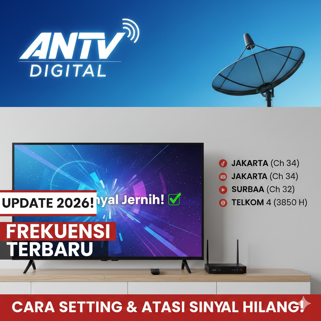 Update Frekuensi ANTV Digital 2026 Update Frekuensi ANTV Digital 2026