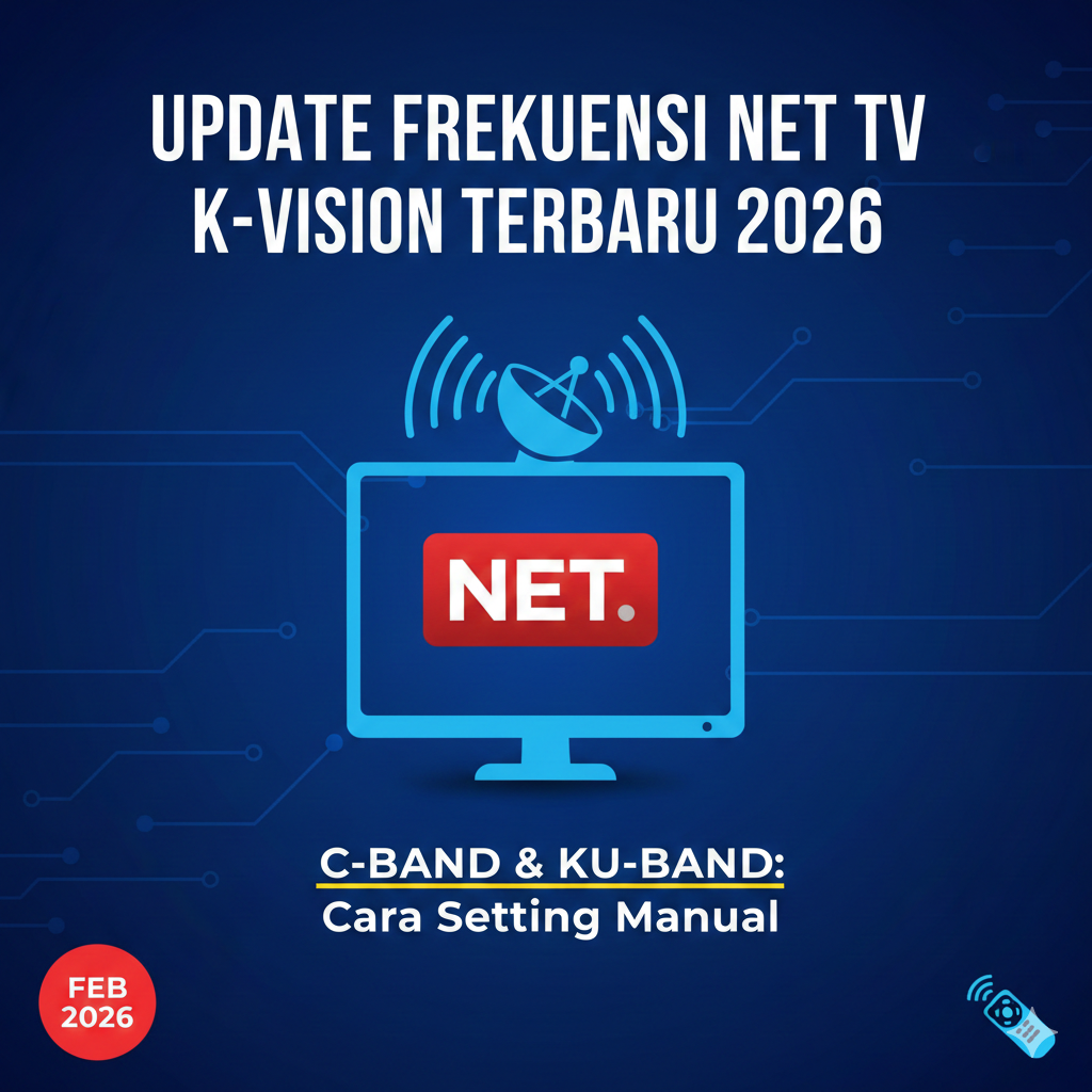 Update Frekuensi NET TV di K-Vision Terbaru 2026 Update Frekuensi NET TV di K-Vision Terbaru 2026