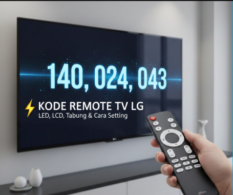 Kode Remote TV LG Terlengkap (LED, LCD, Tabung)
