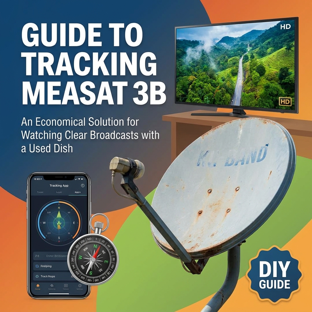 Panduan Tracking Satelit Measat 3b dengan Dish Bekas Ku-Band: Solusi Hemat Nonton Siaran Jernih