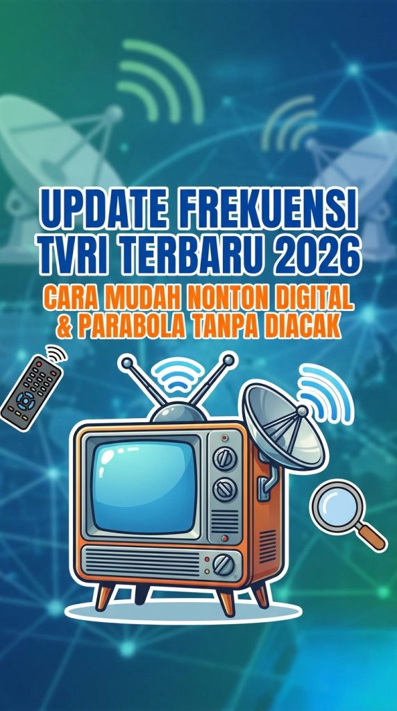 Update Daftar Frekuensi TVRI Terbaru 2026: Cara Mudah Nonton Siaran Digital dan Parabola Tanpa Diacak
