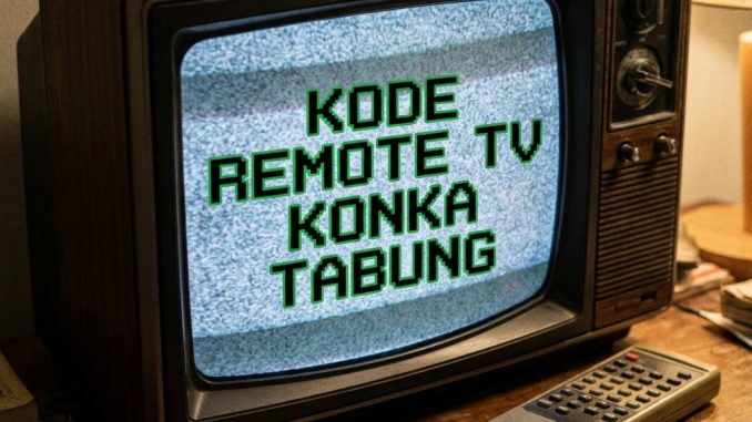 kode remot tv konka tabung