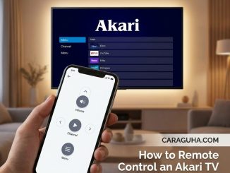 Remote TV Akari Lewat HP