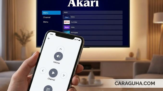 Remote TV Akari Lewat HP